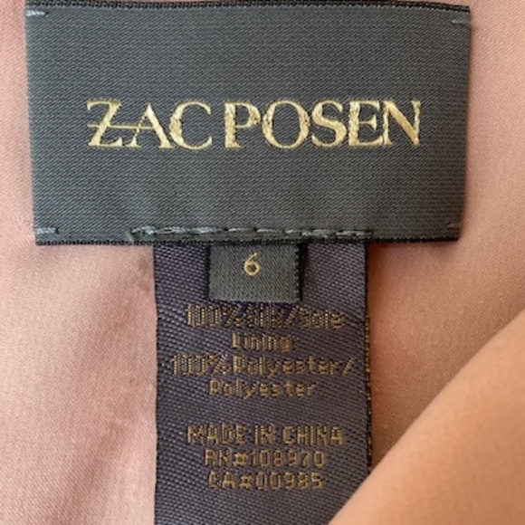 Zac Posen Silk Knee Length Dress - Picture 11 of 13